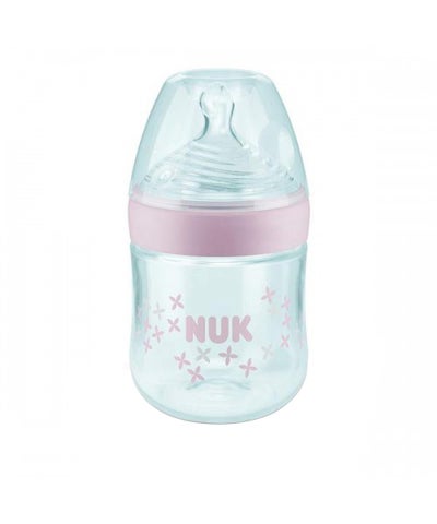 Buy Nature Sense Silicone Feeding Bottle 150ml Assorted in Saudi Arabia