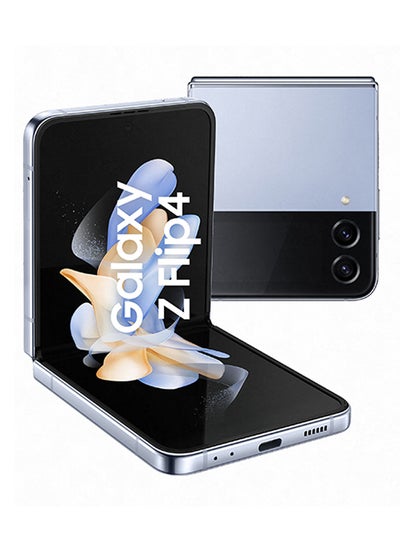 Buy Galaxy Z Flip 4 5G Single SIM + eSIM Blue 8GB RAM 128GB - Middle East Version in UAE