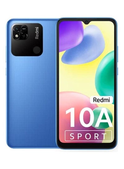 اشتري Redmi 10A Sport  Dual Sim Sea Blue  6GB RAM 128GB 4G - International Version في الامارات