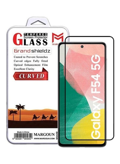 اشتري Samsung Galaxy F54 5G Screen Protector Tempered Glass Full Glue Back Clear في الامارات