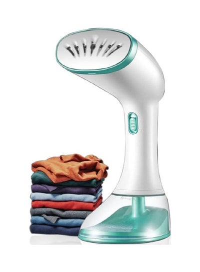 Buy Hand-Held Garment Steamer Iron 380 ml 1640 W GVC-277 White-Green in Saudi Arabia