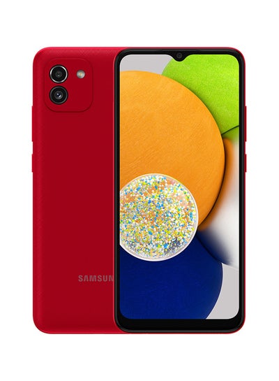 Buy Galaxy A03 Dual SIM Red 3GB RAM 32 GB LTE - Middle East Version in UAE