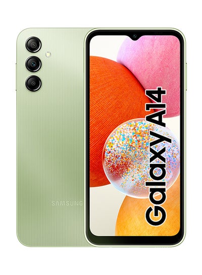 اشتري هاتف Galaxy A14 ثنائي الشريحة باللون الأخضر الفاتح وذاكرة الوصول العشوائي (RAM) سعة 4 جيجابايت وذاكرة تخزين داخلية 128 جيجابايت ويدعم تقنية 5G - إصدار الشرق الأوسط في الامارات