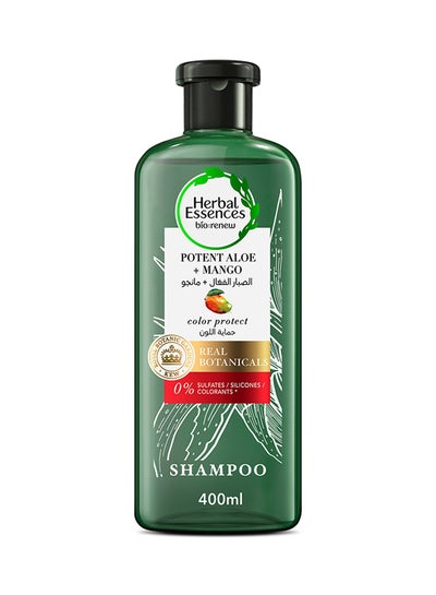 Buy Color Protect Sulfate Free Potent Aloe Vera And Mango Natural Shampoo 400ml in Egypt