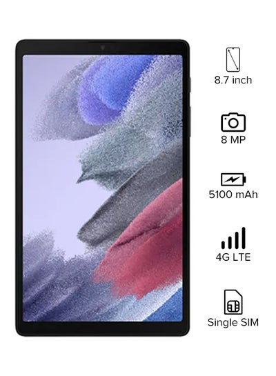 Buy Galaxy Tab A7 Lite 8.7-Inch Grey 3GB RAM 32GB 4G LTE - International Version in Saudi Arabia