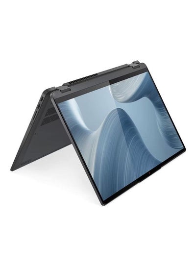 اشتري Ideapad Flex 5 Convertible-2-In-1 Laptop With 16-Inch WQXGA Display, Core i7-1255U Processer/16GB RAM/512GB SSD/Intel Iris Xe Graphics/Windows 11 English Storm Grey في الامارات