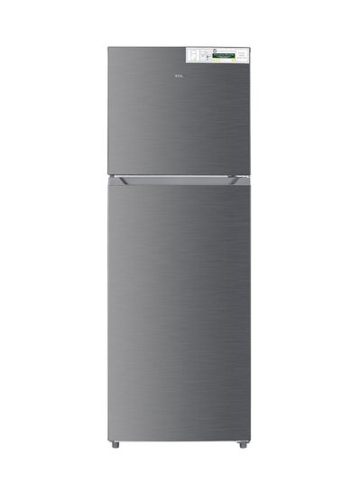Buy 433 Liters Double And Reversible Door Top Mount Refrigerator, Total No Frost Fridge Plus Freezer With Powerful Interior LED Light Large Crisper Drawer Humidity Control P433TMN Silver in UAE