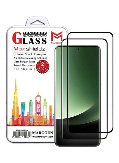 اشتري 2 Pack For Xiaomi 13 Ultra Screen Protector Tempered Glass Full Glue Back Clear في الامارات