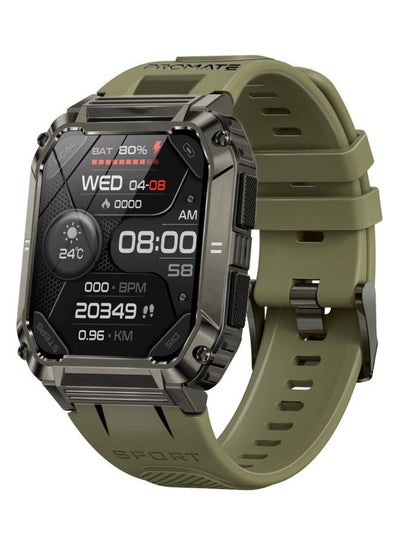 اشتري 400 mAh Smart Watch, Rugged Bluetooth 5.1 Fitness Tracker With 1.95” Tft Display, 12 Day Battery Life, 100 Watch Faces, 100 Sports Modes And Ip67 Water Resistance For Iphone 14,15 Galaxy S22, Xwatch-S19 MNG في السعودية