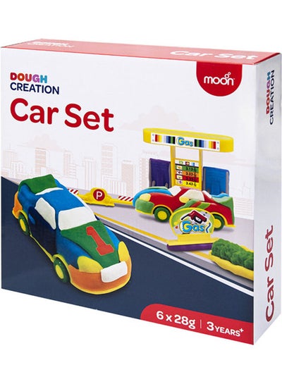 Buy Dough Creation Car Set For 3 Years And Above – 6 X 28 G in Saudi Arabia