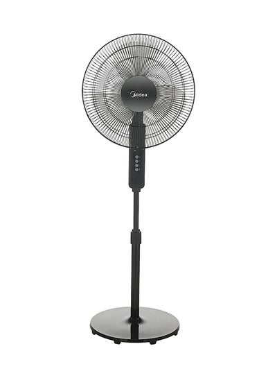 Buy Pedestal Stand Fan with SQD Motor, 16 inch, 3D Oscillation Directions, 3 Speed Levels & Adjustable Height, 3 Leaf Blade with 7.5 Hours Timer, Best for Home & Office 55 W FS4019K Black in UAE