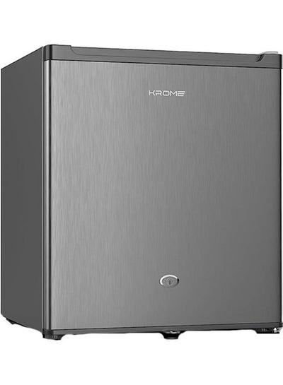 Buy 60L Single Reversible Door Refrigerator Energy Class A+ Ideal For Small Spaces Mini Fridge Suitable Kitchen Bedroom Office And Minibar KR-RDC 60H Inox in UAE