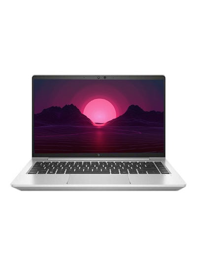 اشتري EliteBook 640 G9 Laptop With 14-Inch Full HD IPS Display, Core i7-1255U Processor/8GB RAM/512GB SSD/DOS/Intel Iris Xe Graphics English/Arabic Silver في السعودية
