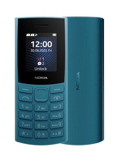 اشتري 105 (2023) Dual SIM Ocean Blue 48MB RAM 128MB 4G - Middle East Version في السعودية
