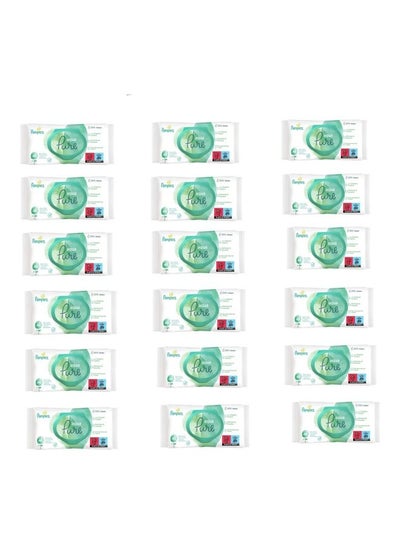 اشتري Aqua Pure Baby Wipes Pack Of 18 في الامارات