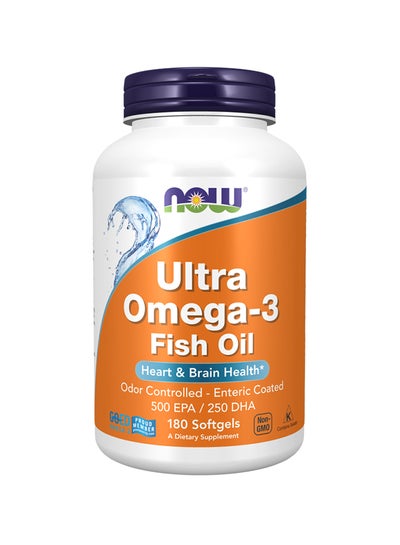 Buy Ultra Omega-3 500 EPA / 250 DHA 180 Softgels in UAE