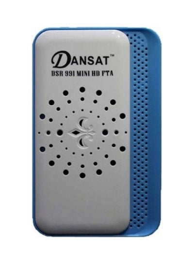 Buy Mini Satellite Receiver DSR-991 White/Blue in Saudi Arabia