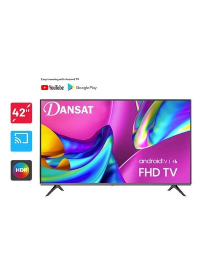 Buy 42 Inch LED Android TV FHD With FREE Wall mount, refresh rate 60 HZ Model (2022) DTD42BF Black in Saudi Arabia