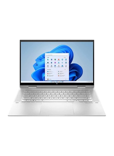 اشتري ENVY 15 Laptop With 15.6-Inch Display, Core i7-1260P Processor/16GB RAM/1TB SSD/Intel UHD Graphics/Windows 11 With Pen English Silver في الامارات