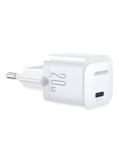 Buy JOYROOM JR-TCF02 PD 20W Nano Mini Charger white in Egypt