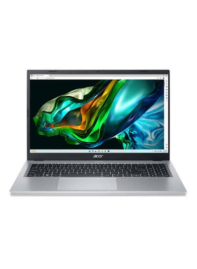 اشتري Aspire 3 A315 Notebook With 15.6-Inch Display, Core i7-1165G7 Processor/16GB DDR4 RAM/512GB SSD Storage/Intel Iris XE Graphics/Windows 11 English/Arabic Pure Silver في الامارات