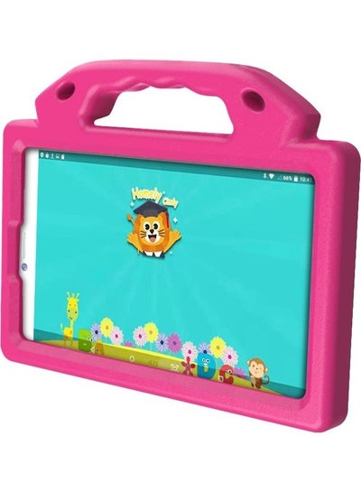اشتري 8 Inch Smart Android Tablet For Kids Wi-Fi Bluetooth Dual SIM Zoom And Homely Cindy App Supported Early Education Picture With EVA Case في الامارات