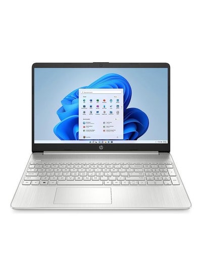 اشتري 15S-FQ5141NE Laptop With 15.6-Inch Display, Core i3-1215U/4GB RAM/256GB SSD/Intel UHD Graphics/Windows 11 English/Arabic Natural Silver في الامارات