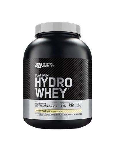 اشتري Platinum Hydrolyzed Whey Protein Isolate Powder - Velocity Vanilla 3.52 Lbs, 40 Servings في السعودية