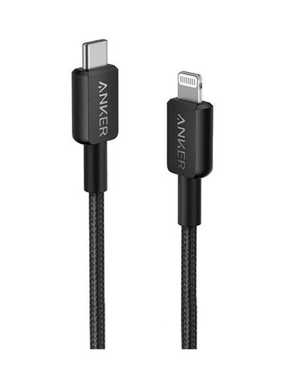 اشتري 0.9 Meter For Apple Devices Cable 322 Usb C to Lightning Black في السعودية