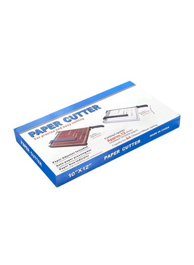 Buy A4 Compact Paper Cutter White/Black in Egypt