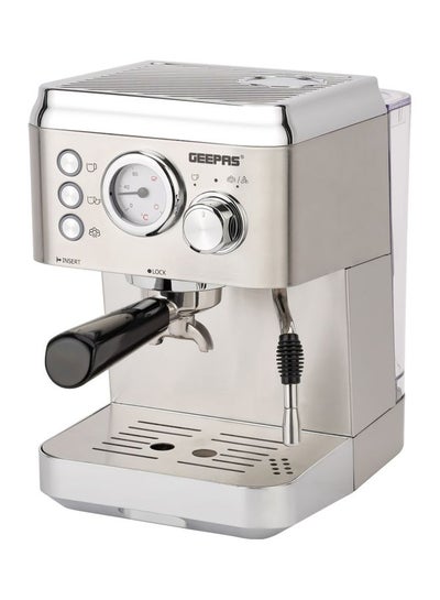 اشتري Stainless Steel Professional Espresso Coffee Machine Cappuccino Maker 1.8 L 1800.0 W GCM1523SS Silver في الامارات