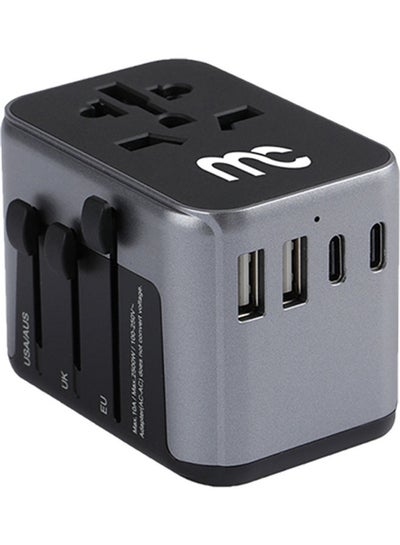 Buy ITC-150 Travel Adapter International 15W Black in UAE