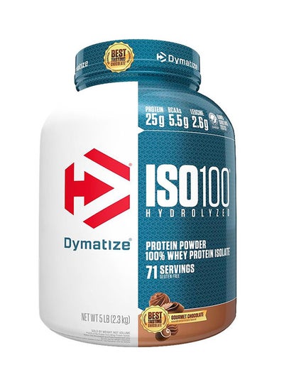 Buy ISO 100 Hydrolyzed Whey Protein - Gourmet Chocolate 5LB in UAE