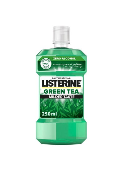 Buy Green Tea Daily Mouthwash With Germ Killing Oral Care Milder Taste 250ml in UAE