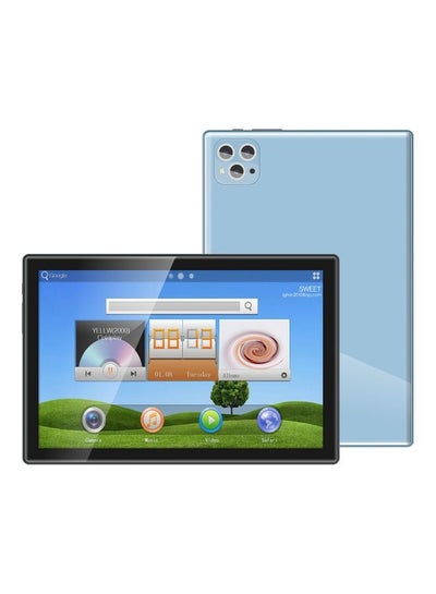 اشتري Android Smart Tablet 10.1Inch Display Shiny Camera Dual SIM 5G Network Wi-Fi and GPS Zoom Supported with Bluetooth Keyboard Blue في الامارات