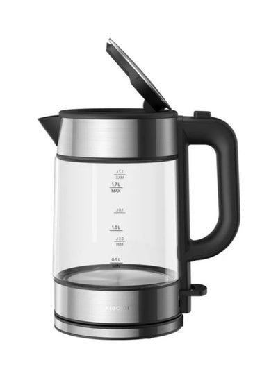 Buy Electric Glass Kettle 1.7 L 2200.0 W BHR7423EU/MJDSH05FD/48366 Black Transparent in UAE