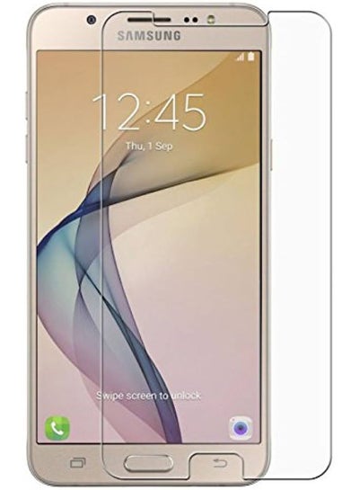 Buy Curved Tempered Glass Screen Protector For Samsung Galaxy J7 Prime Clear in Egypt