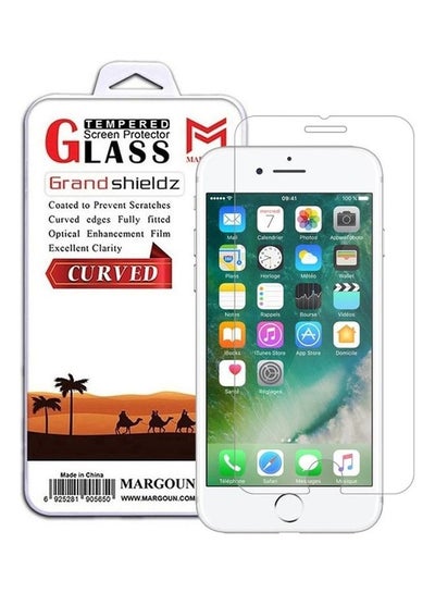 Buy Apple Iphone 8 Plus And 7 Plus Tempered Glass Screen Protector Anti Scratch Bubble Free Clear in UAE