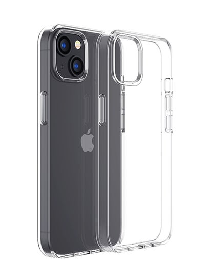 Buy JR-14X1 Anti-Drop Anti-scratch Ultra-thin Half Cover Soft TPU Transparent 6.1 Inches Phone Case For iPhone 14 Clear in Egypt
