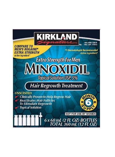 Buy 6-Piece Minoxidil Hair Regrowth Treatment in UAE