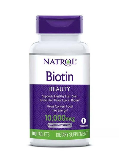 Buy Biotin Beauty Maximum Strength - 100 Tablets in UAE