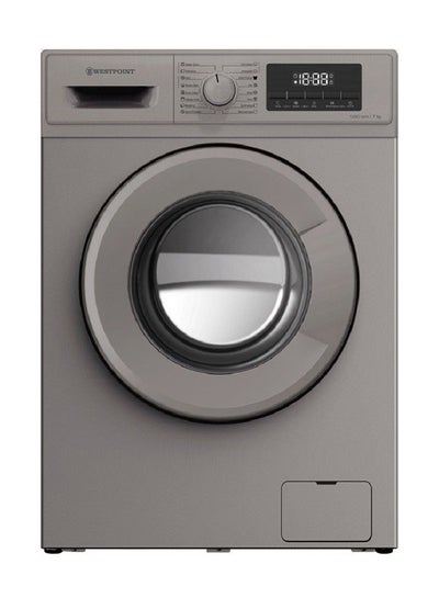 اشتري Freestanding Frontload Fully Automatic Washing Machine Rapid Wash Technology 1200 rpm 7 kg WMT-71222S Silver في الامارات