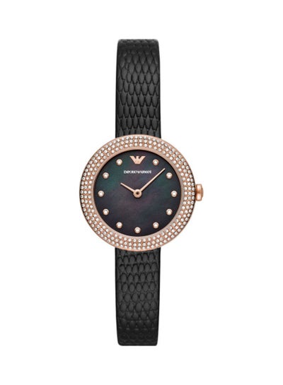 Buy Women's Analog Round Shape Leather Wrist Watch AR11433 - 30 Mm in UAE