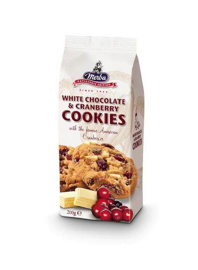 Buy White Chocolate And Cranberry Cookies 200grams in UAE