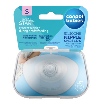 Buy Canpol babies Silicone Nipple Shields S EasyStart 2pcs in UAE