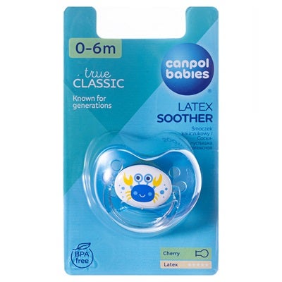 Buy Canpol babies Silicone Soother 0-6m Round NATURE in Egypt