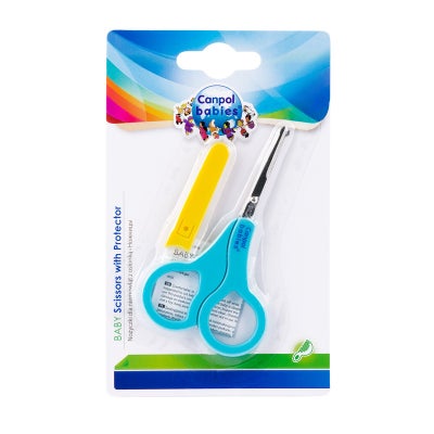 Buy Canpol babies scissors with cover for babies and children in Egypt