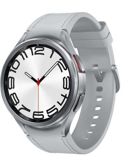 Buy Galaxy Watch 6 Classic 47 Mm Cellular Smartwatch Silver in UAE