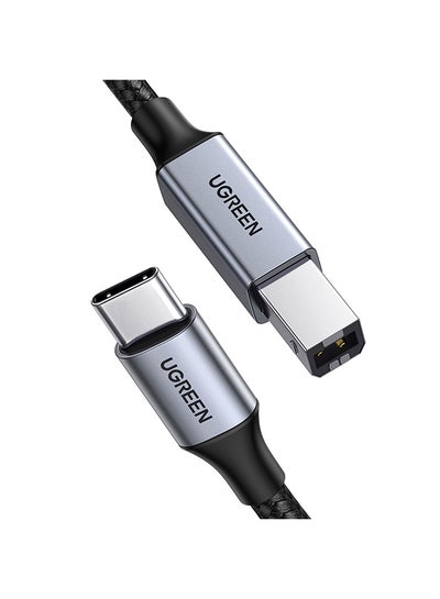 اشتري USB C to B Cable, USB C Printer Cable Type C Male to USB B Male Lead Compatible with New MacBook,Dell XPS 15 13,HP Spectre X2,Google Chromebook Pixel,Microsoft Surface Pro（1M） Black في الامارات