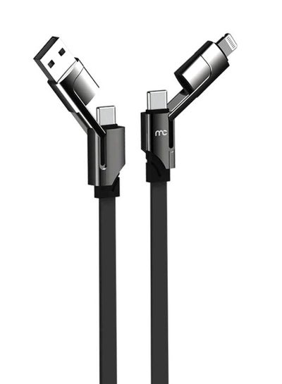 اشتري كابل 4 في 1 USB-A إلى Type-C وType-C إلى Lightning بطول 1.2 متر في الامارات